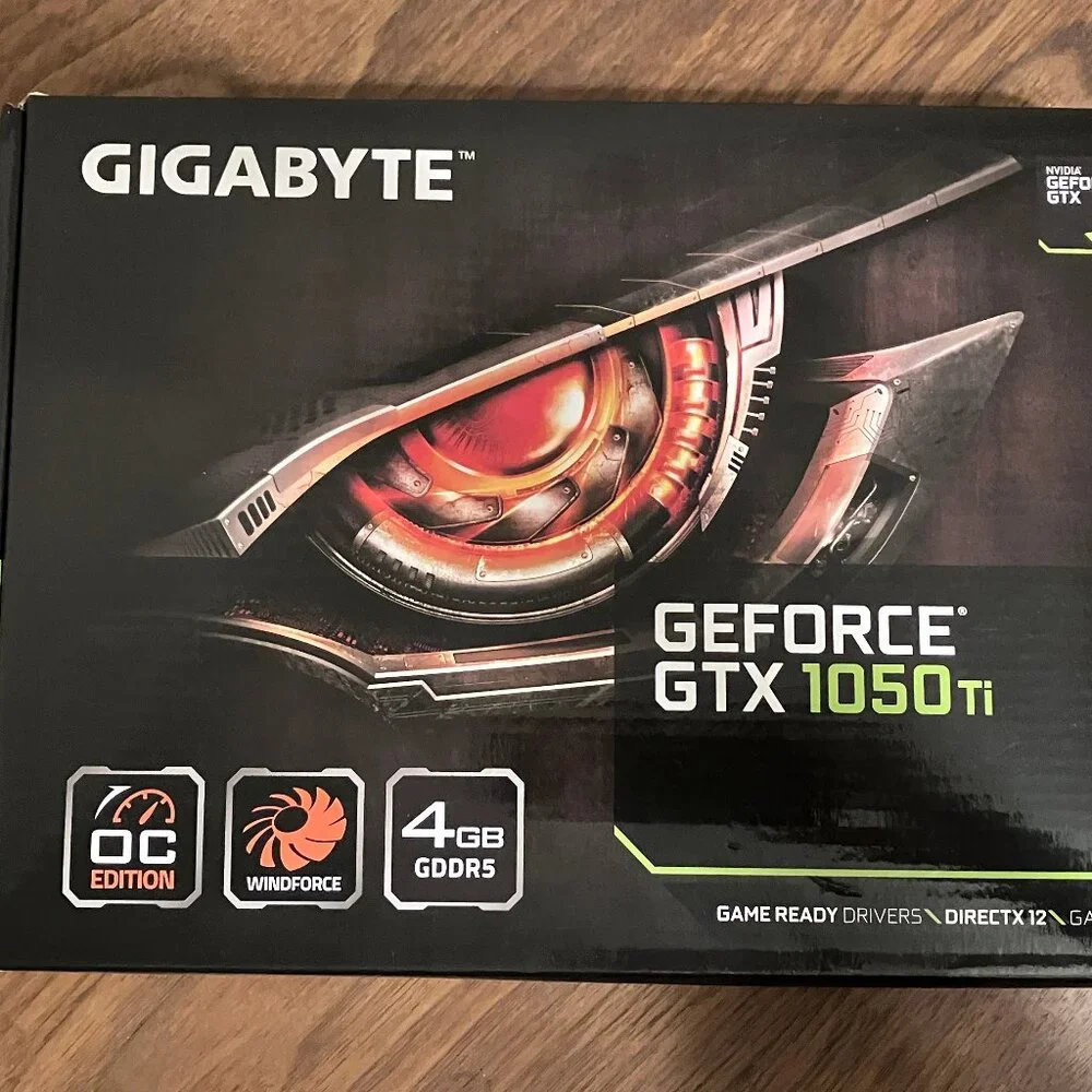 Gigabyte GeForce GTX 1050 Ti OC Video Card GPU HDMI, $350 @new